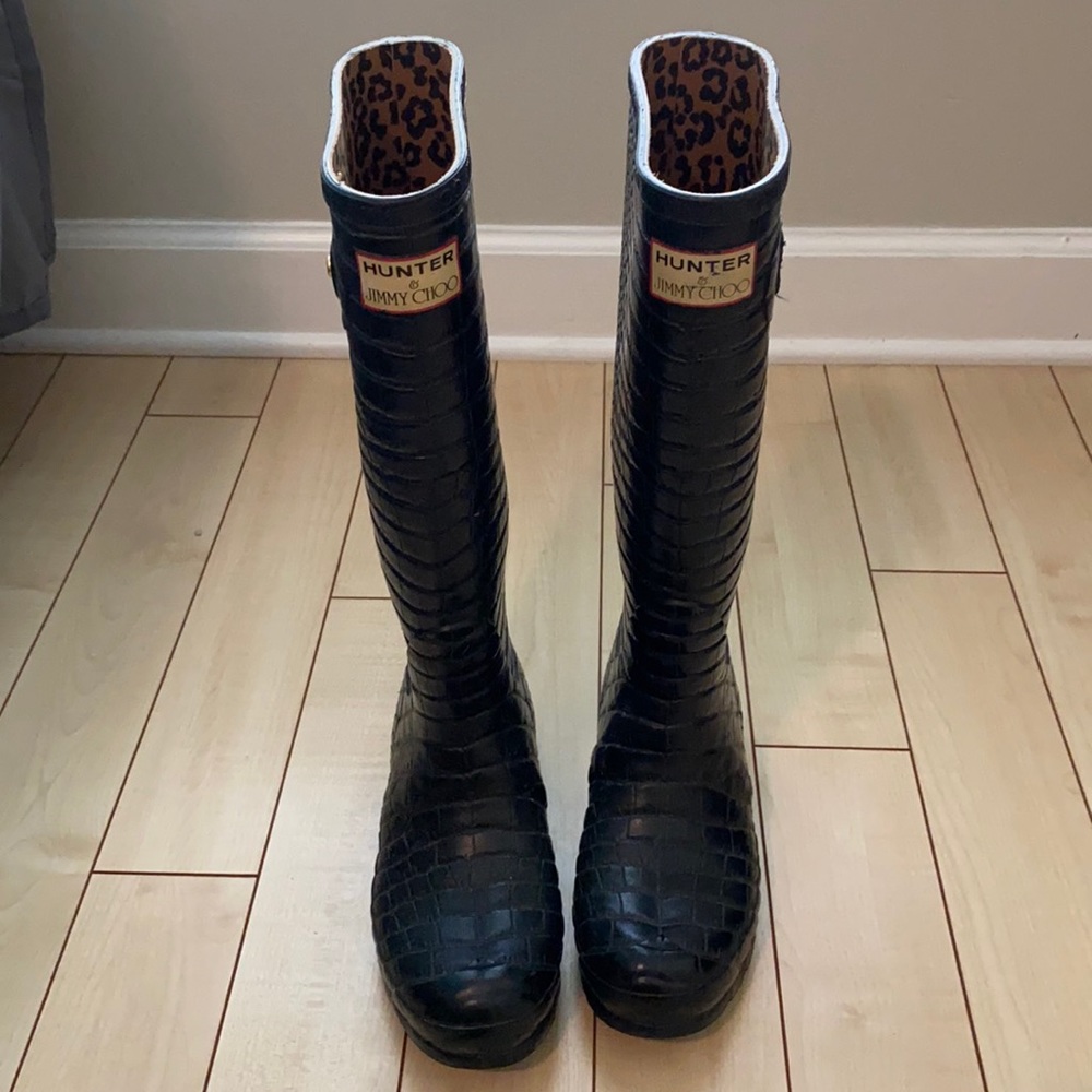 Hunter x Jimmy Choo Rain boots